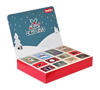 Nobby Xmas Dog Toy Gift Box 12 Pieces Advent Gift for Dog
