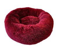 Nobby Xmas Donut Classic Cozy Dog Bed Burgundy Soft Comfortable Ø 110 x 35 cm