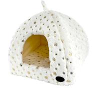 Nobby Xmas Snowflake Cave, Cream White, 40 x 40 x 30 cm