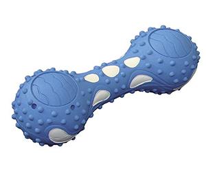 Nobbys Cooling Rubber Dumbbell Dog Toy, Large/17 cm