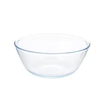 Nobel Borosil Bowl Clear, Microwave,Refrigerator Freezer & Conventional Oven Safe, Tough Glass Capacity (0.9 Litre-900ml)