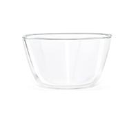 Nobel Borosil Square Shape Borosilicate Glass Serving & Mixing Bowl, Microwave & Dishwasher Safe, Transparent, (1600 ml)