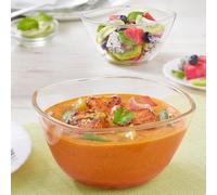 Nobel Borosil Square Shape Borosilicate Glass Serving & Mixing Bowl, Microwave & Dishwasher Safe, Transparent, (Set of 2-780ml & 1.6 LTR.)