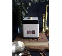 Nobel Retro English Breakfast Tea & Homemade Bakery Canister Tin (Square Maison de Coffee)