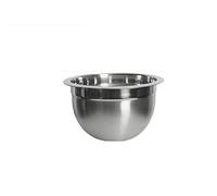 Nobel Stainless Steel Professional German Bowl,Nesting Bowls Dishwasher Safe, Space-Saving Storage (Diameter - 22 cm - 2.7 litres)