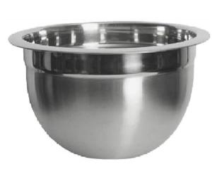 Nobel Stainless Steel Professional German Bowl,Nesting Bowls Dishwasher Safe, Space-Saving Storage (Diameter - 38 cm - 9.5 litres)