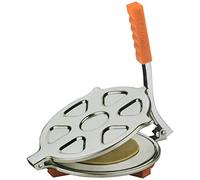Nobel Stainless Steel Tortilla Press Chapati, Roti, Puri Papad,Chips Press Maker. Make Tortillas Egg Cakes