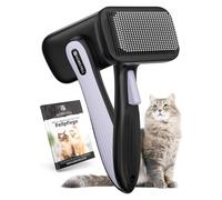 NobelFell Cat Brush for Effective Grooming with One-Click Cleaning I Long Hair Cat Brush Fur Brush Dog Brush Cat Hair Brush Slicker Brush Pet Hair Brush Cat Comb Cat