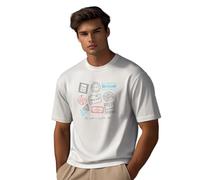 NOBERO Men's Cotton Graphic Print Regular Fit T-Shirt, To-Do List-White, XXL