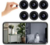 NOBEYSTON Hidden Spy Camera for Home Use, Mini Security WiFi Camera, HD 1080P Outdoor/Indoor Night Vision Cam for Baby, Pets, Compatible with Smartphone, Tablets 2A/L