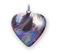 Nobile Glassware Mouth Blown February Birth Gem Heart 1691-17