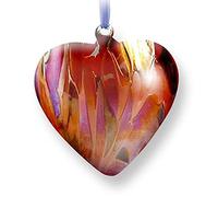 Nobile Glassware Mouth Blown July Birth Gem Heart 1696-17
