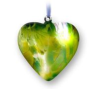 Nobile Glassware Mouth Blown May Birth Gem Heart 1694-17