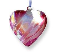 Nobile Glassware Mouth Blown October Birth Gem Heart 1699-17