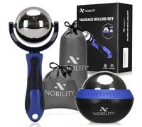 Nobility Massage Ball Roller- Ice Cold and Hot for Deep Tissue and Sore Muscle Relief of Stiffness and Stress, Body, Neck, Back, Foot, Plantar Fasciitis, Blue