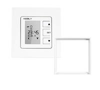 Nobily ZS1 roller shutter timer switch withintermediate frame Gira System 55, pure white, shutter timer switch, tubular motor for roller shutter, EAN:4260355822511