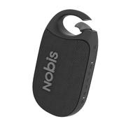 NOBIS Clip N1 Portable Bluetooth Speaker with App, Beat Mode, Up to 24H Playtime, IP68 Waterproof, BT 5.3, HD Sound, Stereo Pairing, Custom EQ, Perfect for Outdoor, Home and Adventure (Black)