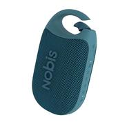 NOBIS Clip N1 Portable Bluetooth Speaker with App, Beat Mode, Up to 24H Playtime, IP68 Waterproof, BT 5.3, HD Sound, Stereo Pairing, Custom EQ, Perfect for Outdoor, Home and Adventure (Blue)