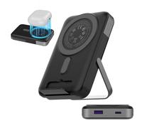 Nobis for Magsafe Battery Pack 10000mAh, Dual-foldable Wireless Magnetic Power Bank with LED Display Magnetic Portable Charger 22.5W PD Fast Charging Type C In&Out for Phone 16 S25