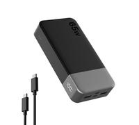 NOBIS Portable Charger 20000mAh 65W Power Bank Fast Charging | 2C+2A Battery Bank with Digital Display, USB-C Fast Charging for Laptop, Phone, Tablet, On-the-Go External Battery Pack