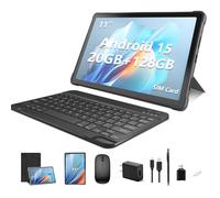 NOBKLEN Android 15 11 inch tablet, 6+14GB RAM 128GB storage, 4G LTE call, Octa-Core, 8000mAh, 13MP+5MP, Dual SIM Camera, WiFi, Bluetooth, Face Unlock, Work Tablet and