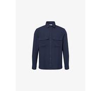 Nobl Mens Nobl Milo Patch-Pocket Woven Shirt Navy S