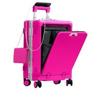 Nobl Travel Carry-On Suitcases, Hot Pink, 20.8", Carry-on Suitcase