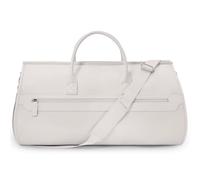 NOBL Travel Fold N Go Duffel Bag, 2-in-1 Convertible Garment Weekender Bag & Suit Carrier, Large Carry On Duffle Bag for Men & Women, Leather Overnight Bag with 2 Shoe Compartments, Beige, Convertible