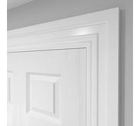 Noble 2 MDF Architrave 120 x 25 Double Set (2-Legs 2440mm, 1-Head 2440mm), White Primed (Pack of 2)