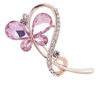 Noble Butterfly Wedding Bride Diamond Brooch Pin Elegant Ladies Rhinestone Clothes Scarf Shawl Buckle Decorations