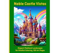Noble Castle Vistas: Elegant Medieval Landscapes for Mindful Coloring, 100 Art Pages