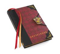 The Noble Collection Harry Potter Gryffindor Journal - 9.75in (25cm) Hardbound Lined with Gilded Edges and Die Cast Enameled Crest - Officially Licensed Film Set Movie Props Gifts