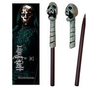 Noble Collection Harry Potter Death Eater Skull Wand +bookmark Pen