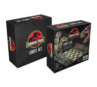 The Noble Collection Jurassic Park Chess Set - 32 Highly Detailed Plastic Chess