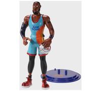 The Noble Collection Space Jam 2: A New Legacy Bendyfigs LeBron - 7.5in (19cm) Noble Toys Bendable Figure Posable Collectible Doll Figures With Stand