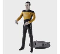 NOBLE COLLECTION - STAR TREK NEXT GENERATION DATA BENDY FIGURE - TOYF - P2222z