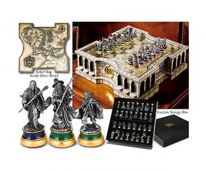 Noble Collection The Lord Of The Rings Chess Deluxe Board Game