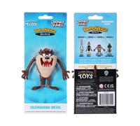 BendyFigs The Noble Collection Looney Tunes Mini Taz Tasmanian Devil - 3.5in (9cm) Noble Toys Miniature Bendable Figure Posable Doll Figures