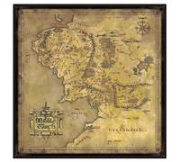 Noble Collections Lord Of The Rings Middle Earth Map 1000Pieces Puzzle