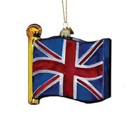 Noble Gems Kurt Adler 4-1/2-Inch Flag of United Kingdom Ornament Christmas