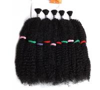 Noble Gold Kinky Bulk Hair - Color 27 Dark Brown - 26-inch Synthetic Crochet Braids, Tangle-Free, Protective Styling