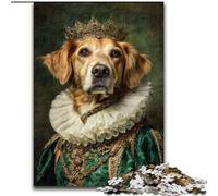 Noble Golden Retriever Puzzles for Adults Teens 1000 Pieces, Suitable for Ages 14 And Up Family Fun It Is Ideal As A Gift for The Whole Family (50x75cm)