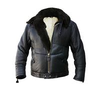 Noble House Kanaljacke winter-version black, sheepskin (XL)