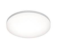 Noble Integrated LED 1 Light Bathroom Flush Light Opal Silver IP44 Netlighting Silver One Size