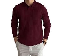 Noble Monk Mens T-Shirt, Wine melange, L