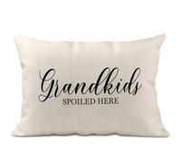 Noble & Page Home & Family Hand-Printed Cushion Covers Range | Grandkids | Hand Printed in the UK | Housewarming, Christmas, Wedding Gift