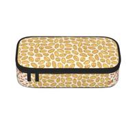 Noble Ren Delicious Nut Peanuts Large Capacity Pencil Case with Zip Portable Pencil Box Office Stationery Supplies