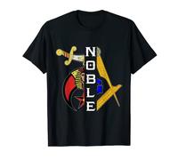 NOBLE Shriner Symbol G Square & Compasses Shriners Freemason T-Shirt