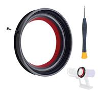 Noble Spares Replacement Dust Bin Fixed Sealing Ring, Vacuum Cleaner Top Seal with T8 Torx Screwdriver and Screw, Dust Bucket Repair Parts, Compatible with Dyson [V11 (SV14 or SV15) / V15 (SV22)]
