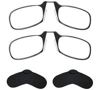 Noble Ultra Slim Flat Reading Glasses - Armless Folding Readers for Men and Women - Thin Flexible Frame - Compact Pocket Size - Lightweight Portable Eyewear - 2 Pack